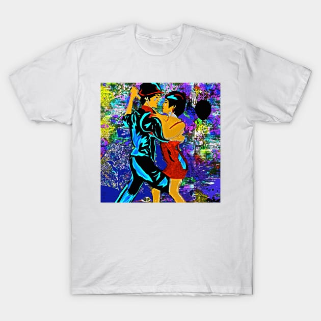 Tango:   Dance the Tango With Me My Love T-Shirt by Overthetopsm